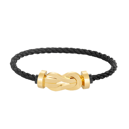 [Vicky]CHANCE LARGE 8 FIGURE BUCKLE NO DIAMOND BRACELET GOLD