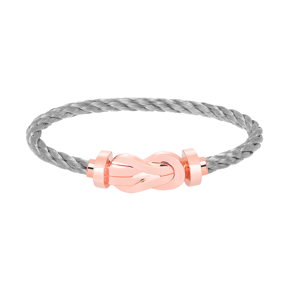 [Vicky]CHANCE LARGE 8 FIGURE BUCKLE NO DIAMOND BRACELET ROSE GOLD