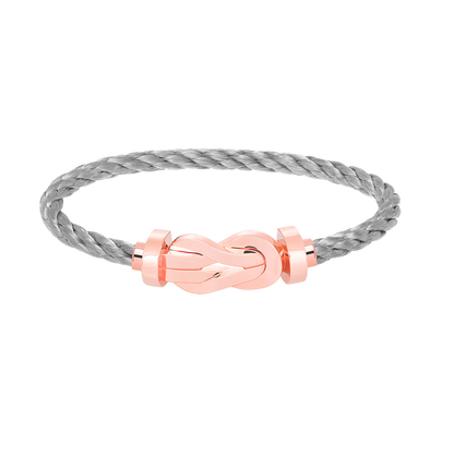 [Vicky]CHANCE LARGE 8 FIGURE BUCKLE NO DIAMOND BRACELET ROSE GOLD