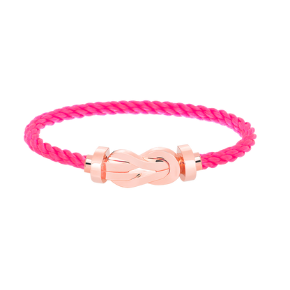 [Vicky]CHANCE LARGE 8 FIGURE BUCKLE NO DIAMOND BRACELET ROSE GOLD