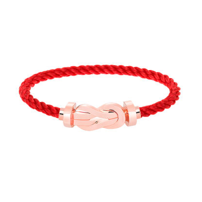 [Vicky]CHANCE LARGE 8 FIGURE BUCKLE NO DIAMOND BRACELET ROSE GOLD