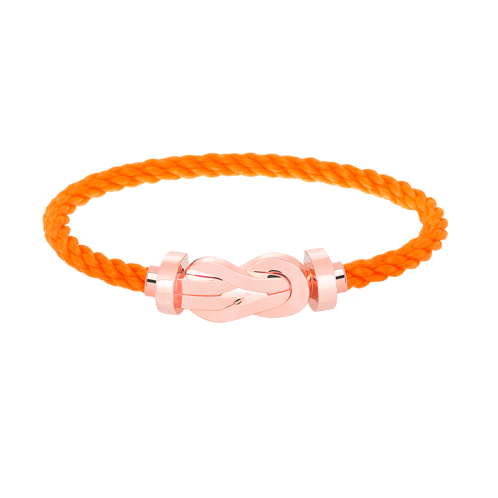 [Vicky]CHANCE LARGE 8 FIGURE BUCKLE NO DIAMOND BRACELET ROSE GOLD