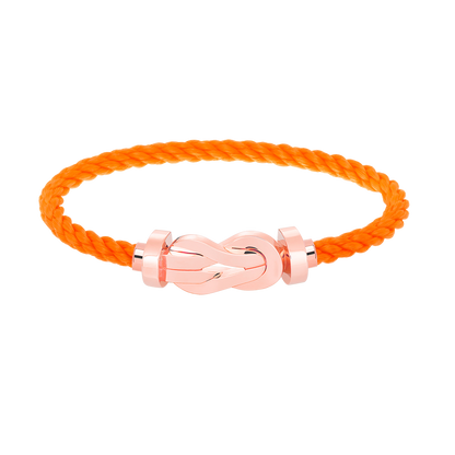 [Vicky]CHANCE LARGE 8 FIGURE BUCKLE NO DIAMOND BRACELET ROSE GOLD