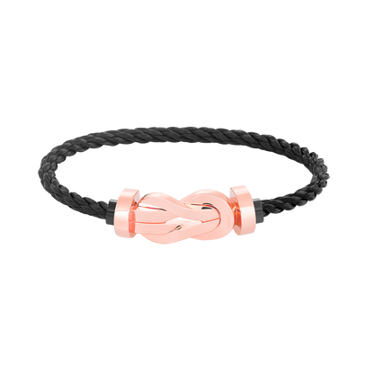 [Vicky]CHANCE LARGE 8 FIGURE BUCKLE NO DIAMOND BRACELET ROSE GOLD