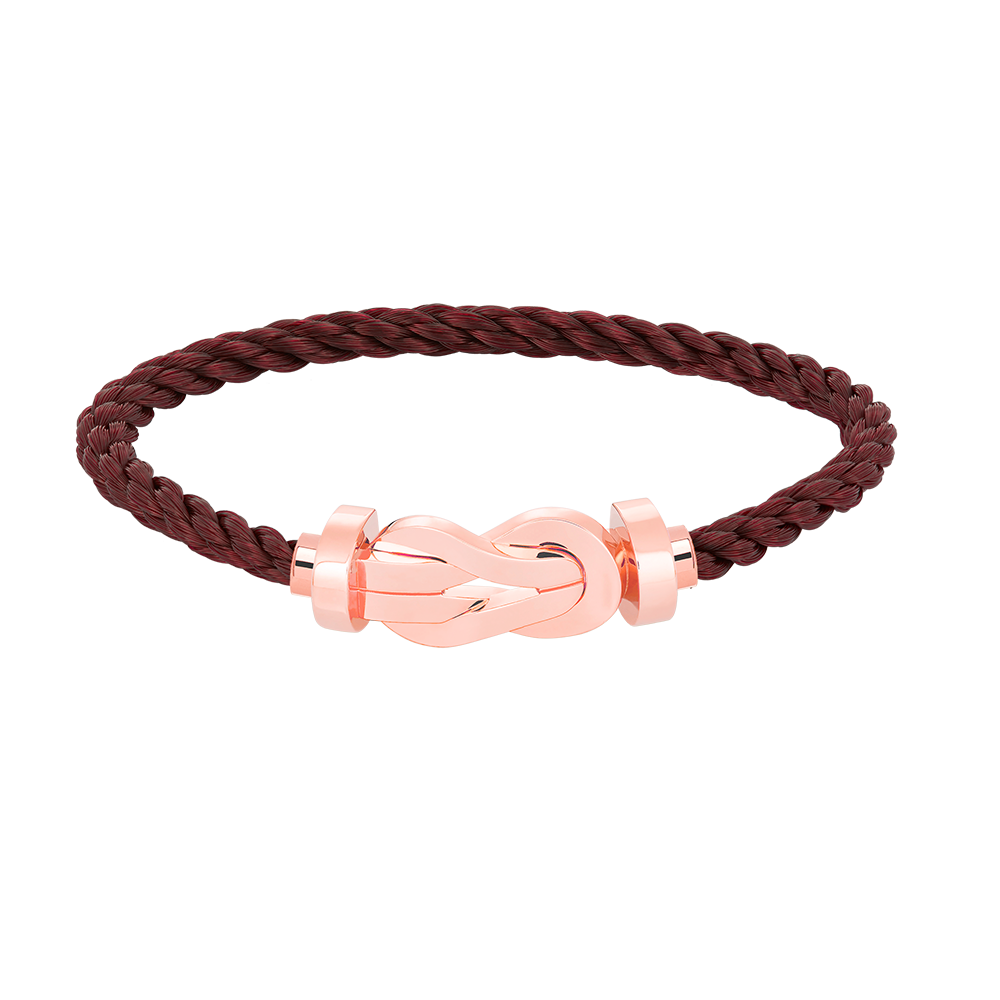 [Vicky]CHANCE LARGE 8 FIGURE BUCKLE NO DIAMOND BRACELET ROSE GOLD