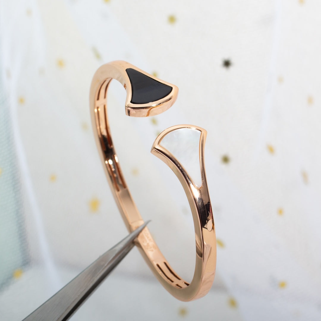 [Vicky]DREAM BRACELET OPEN PINK GOLD MOP