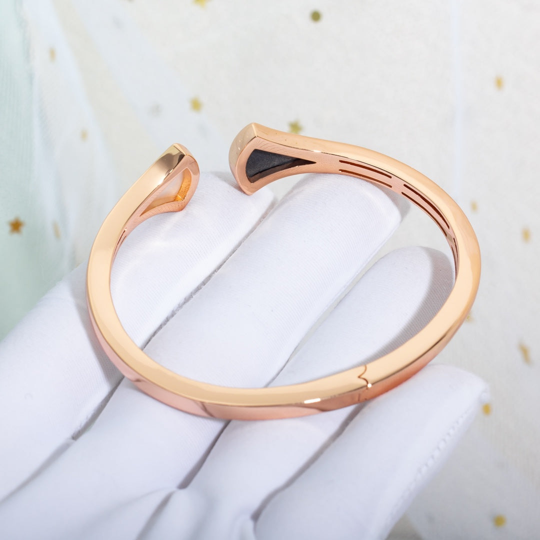 [Vicky]DREAM BRACELET OPEN PINK GOLD MOP