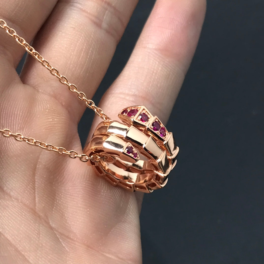 [Vicky]SERPENTI PEDANT NECKLACE