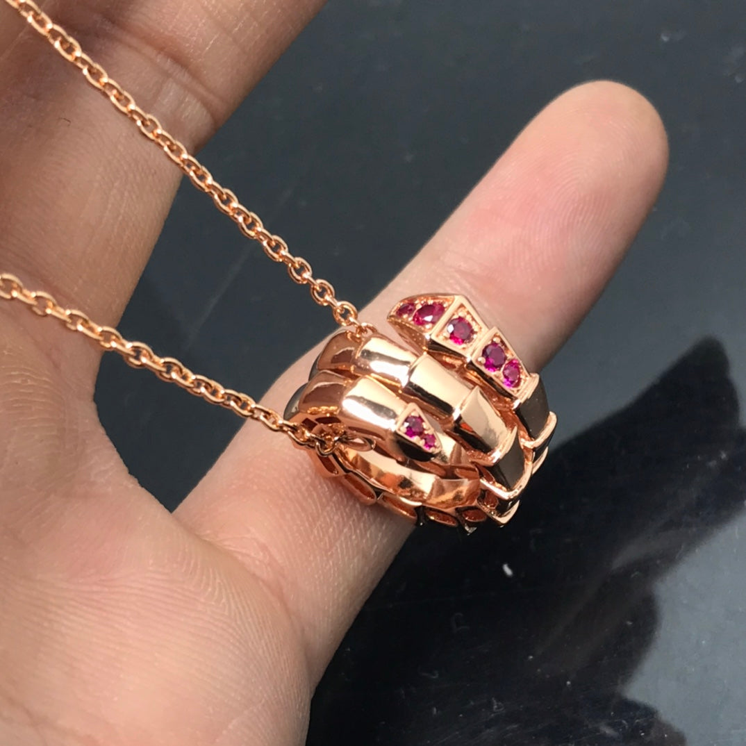 [Vicky]SERPENTI PEDANT NECKLACE
