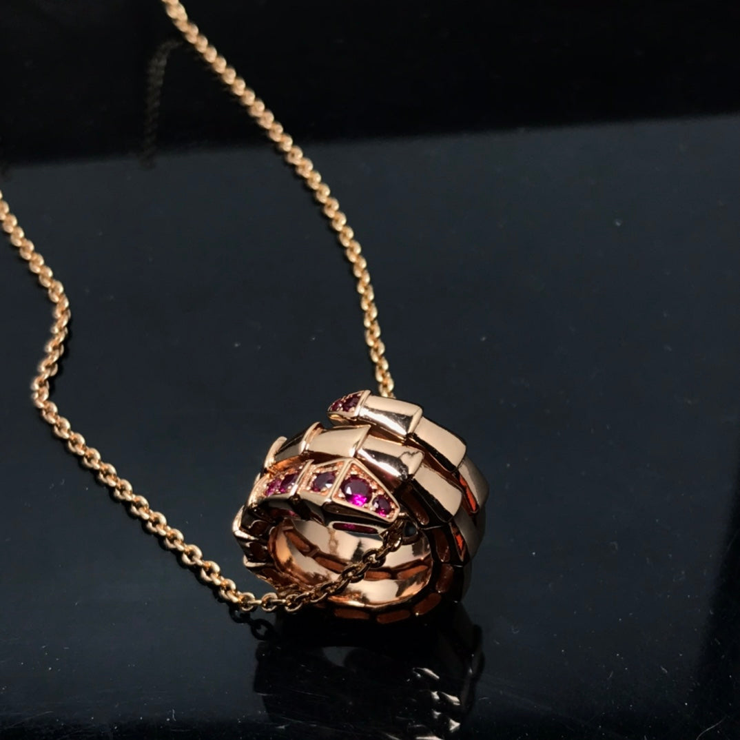 [Vicky]SERPENTI PEDANT NECKLACE