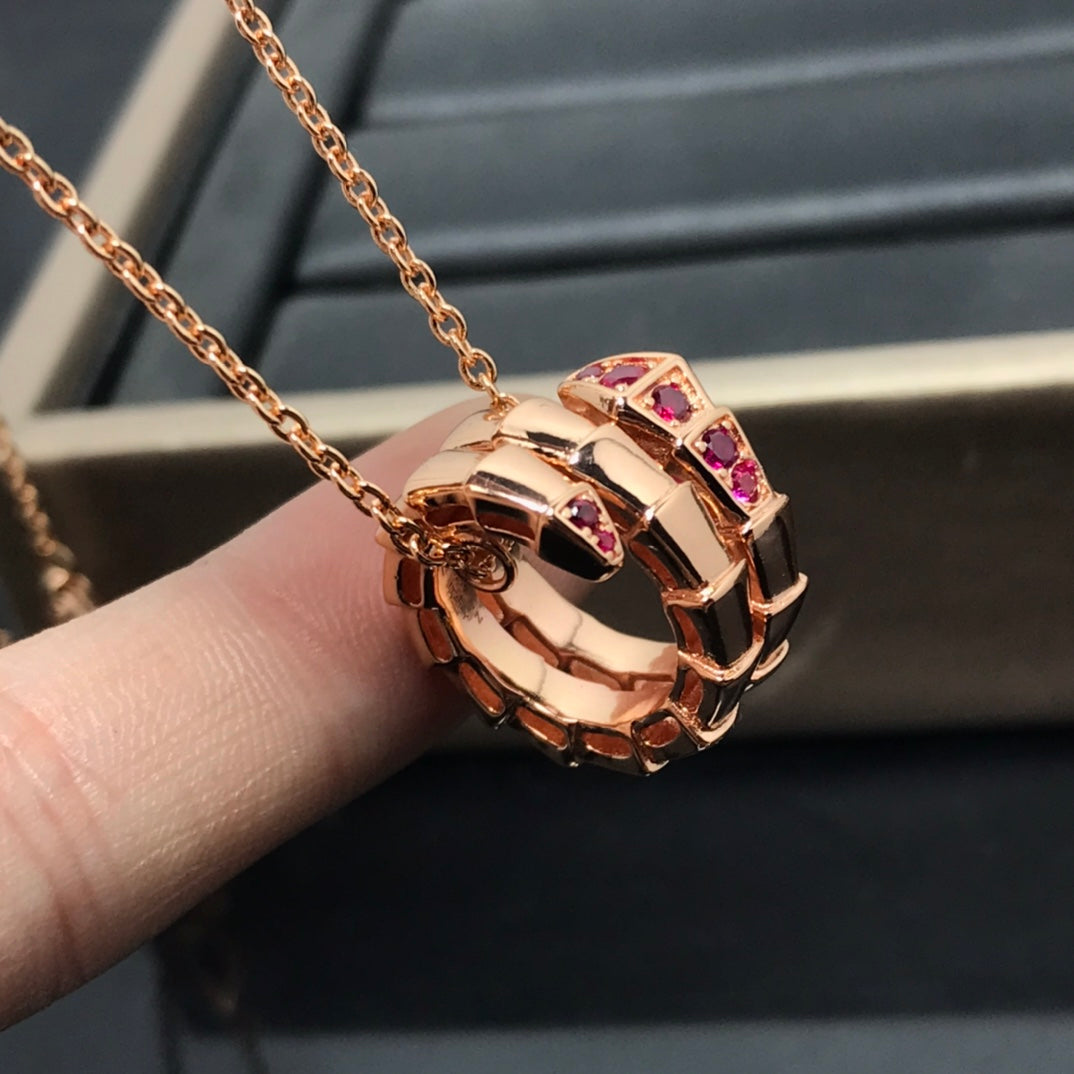 [Vicky]SERPENTI PEDANT NECKLACE