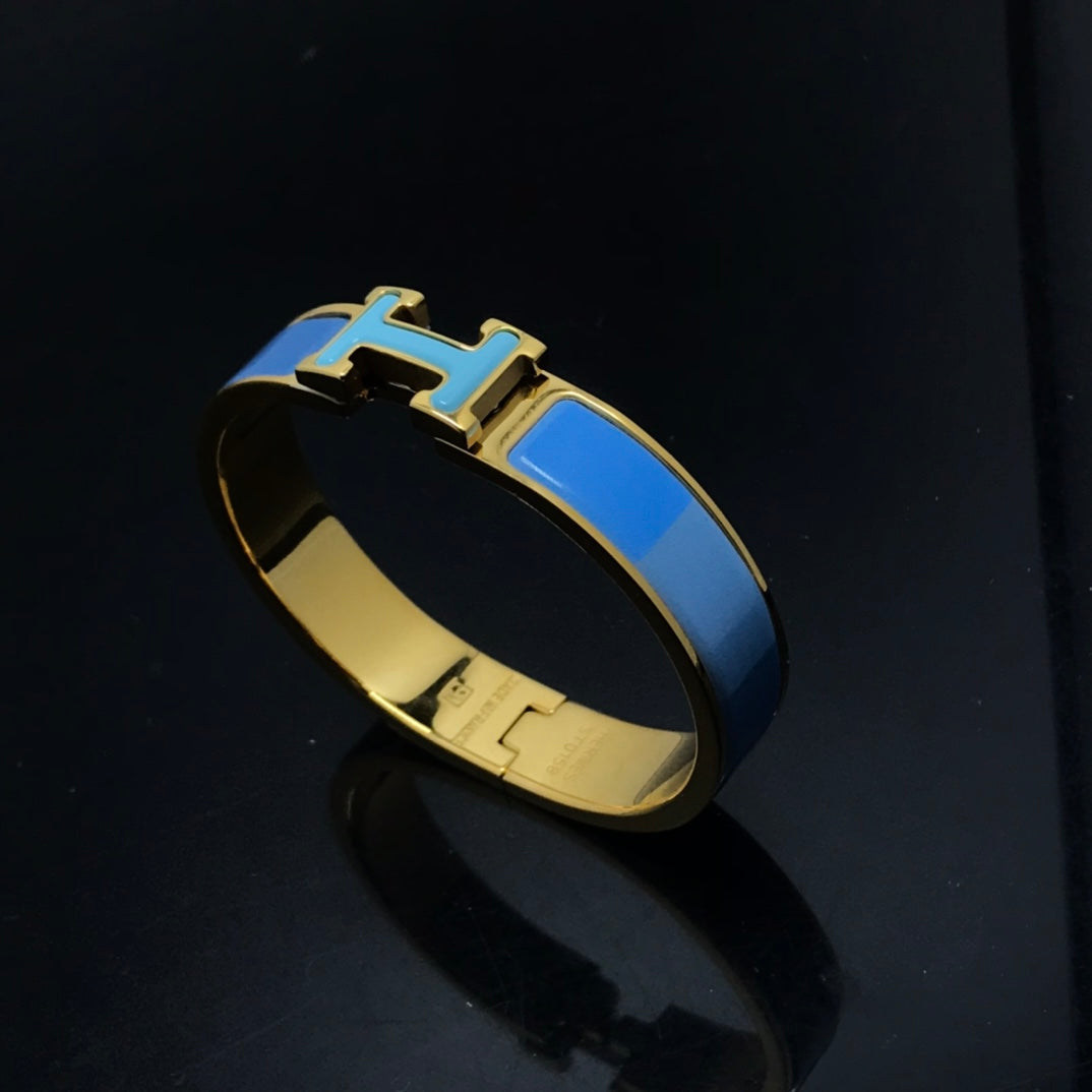 [Vicky]H BRACELET BLUE RAINBOW CERAMIC