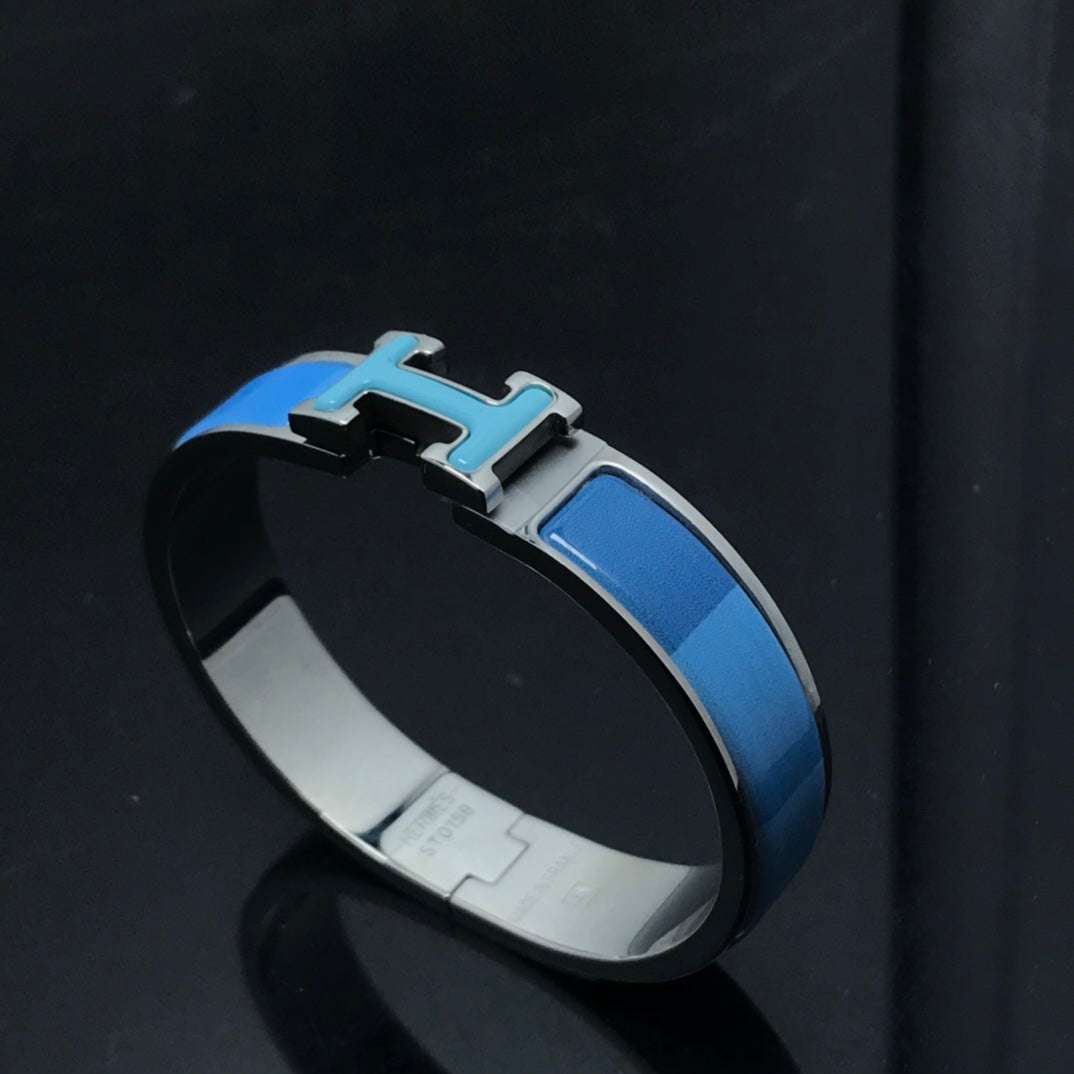 [Vicky]H BRACELET BLUE RAINBOW CERAMIC