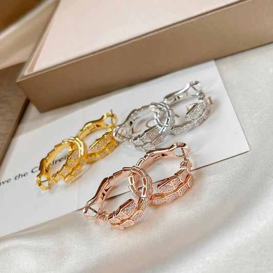 [Vicky]SERPENTI EARRINGS DIAMOND