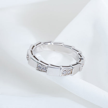 [Vicky]SERPENTI RING SILVER  3MM