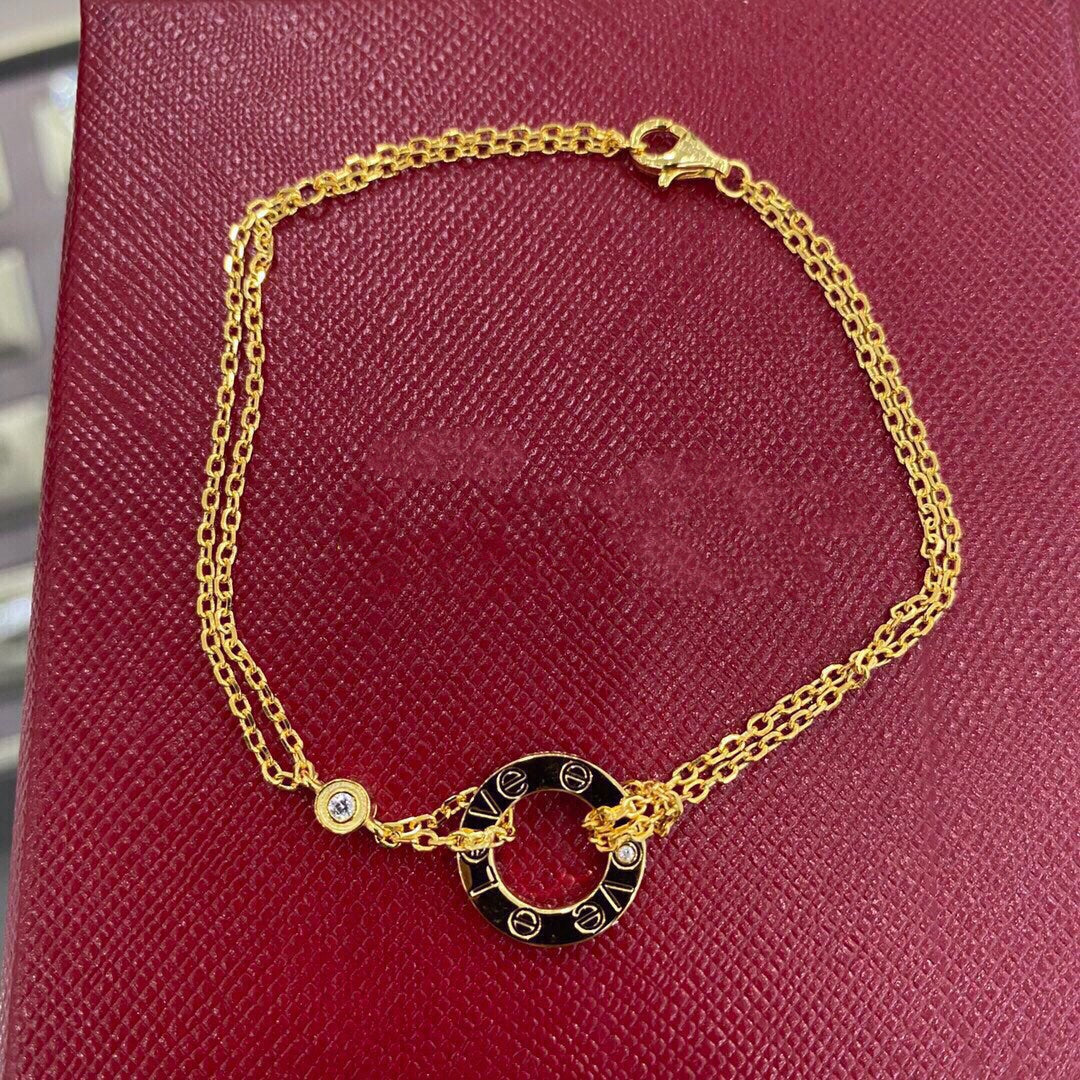 [Vicky]LOVE BRACELET 2 DIAMOND