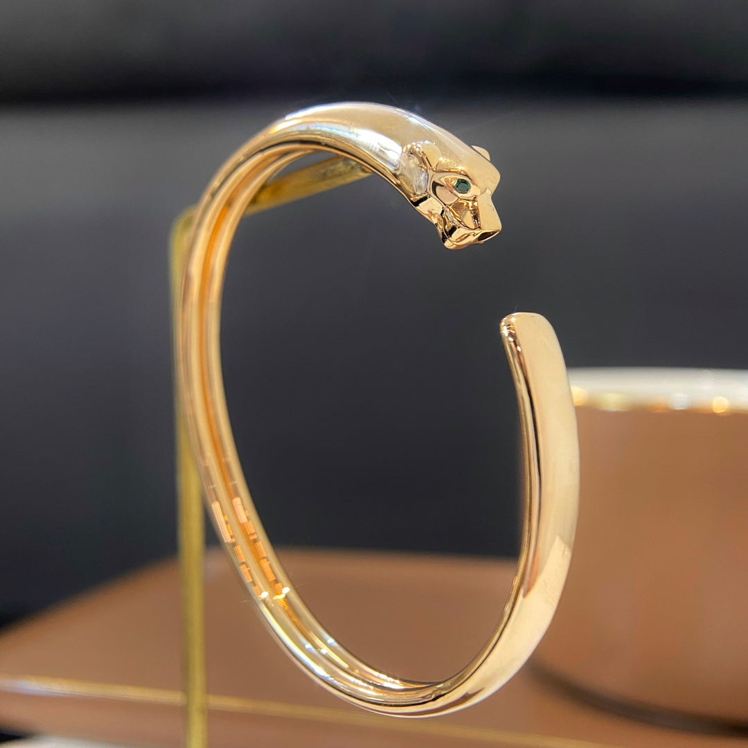 [Vicky]PANTHERE GOLD OPEN BRACELET