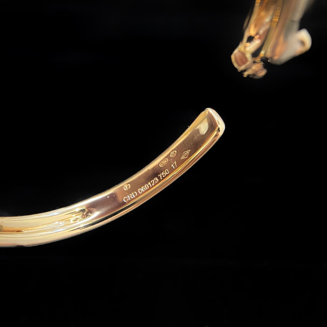 [Vicky]PANTHERE GOLD OPEN BRACELET