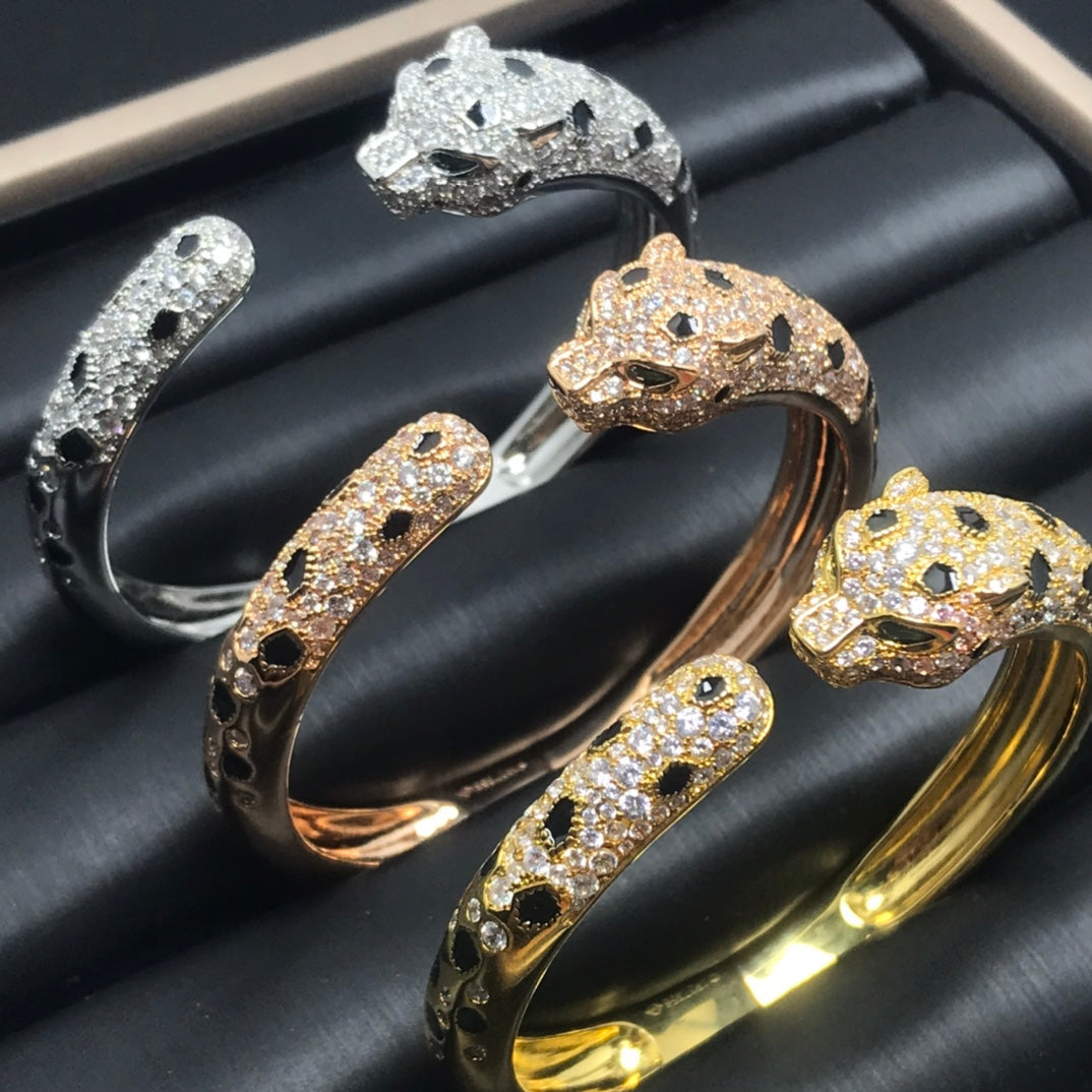 [Vicky]PANTHERE BIG BRACELET DIAMONDS