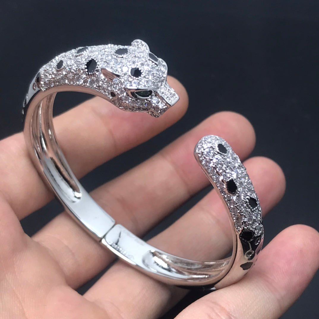 [Vicky]PANTHERE BIG BRACELET DIAMONDS