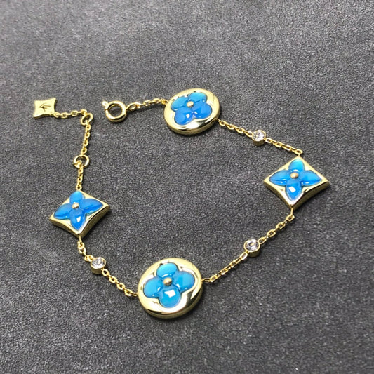 [Vicky]STAR AND SUN TURQUOISE 4 MOTIFS 3 DIAMONDS