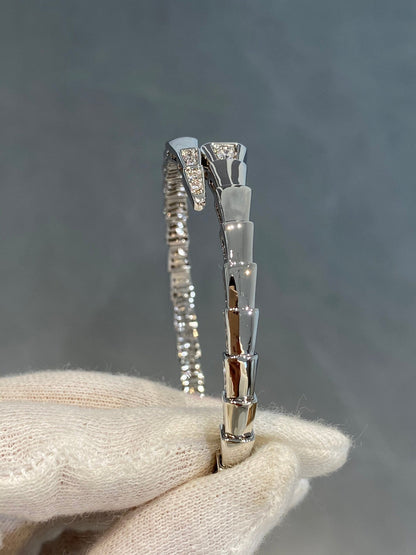 [Vicky]SERPENTI BRACELET DIAMONDS SILVER