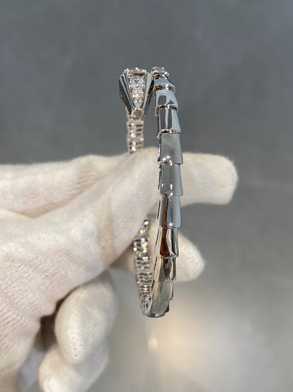[Vicky]SERPENTI BRACELET DIAMONDS SILVER