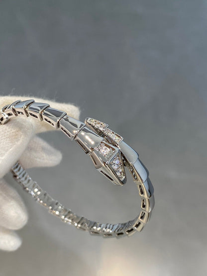 [Vicky]SERPENTI BRACELET DIAMONDS SILVER