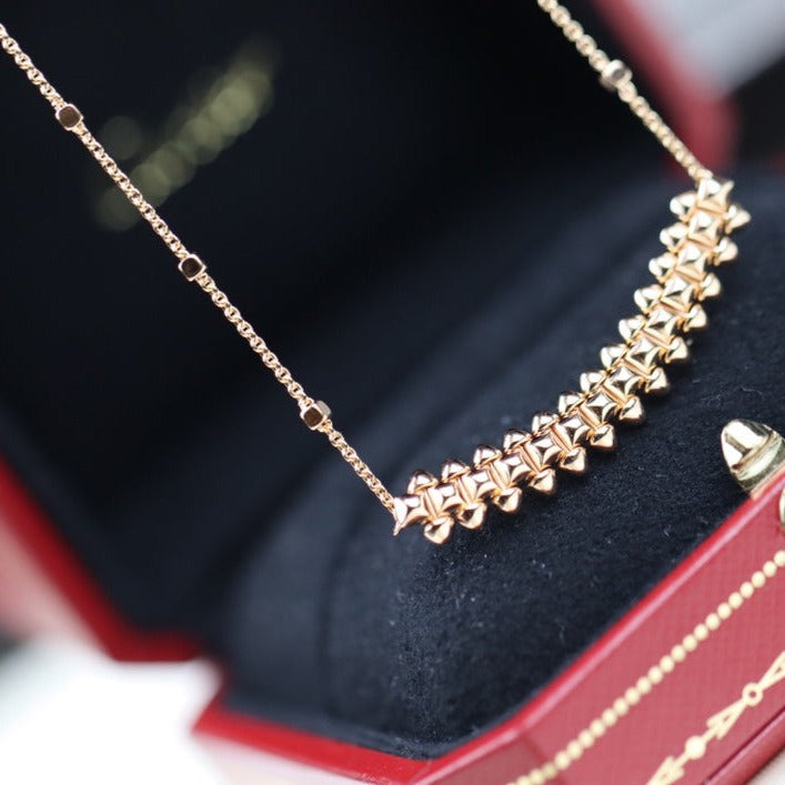[Vicky]CLASH PINK GOLD NECKLACE