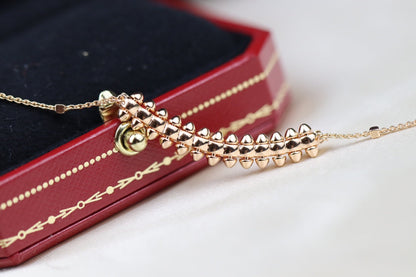 [Vicky]CLASH PINK GOLD NECKLACE