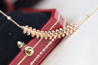 [Vicky]CLASH PINK GOLD NECKLACE