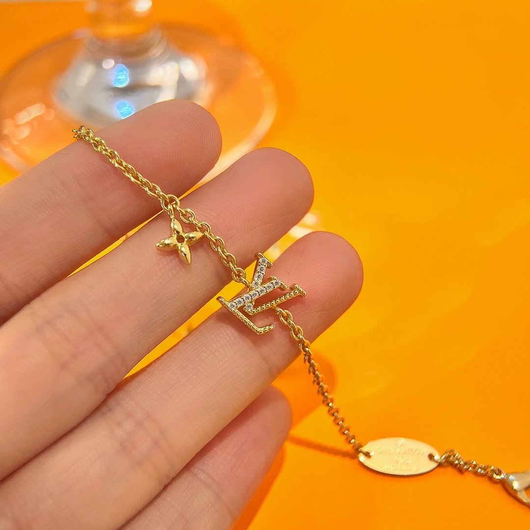 [Vicky]LOGO STAR MOTIF GOLD BRACELET