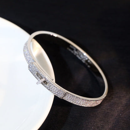 [Vicky]KELLY BRACELET DIAMOND PAVED