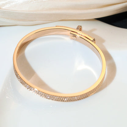 [Vicky]KELLY BRACELET DIAMOND PAVED