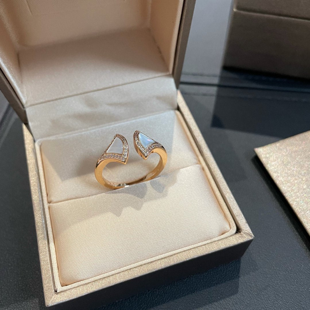 [Vicky]DREAM MOP DIAMOND OPEN RING