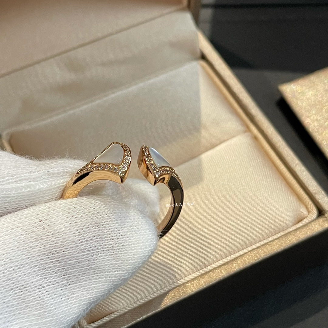 [Vicky]DREAM MOP DIAMOND OPEN RING