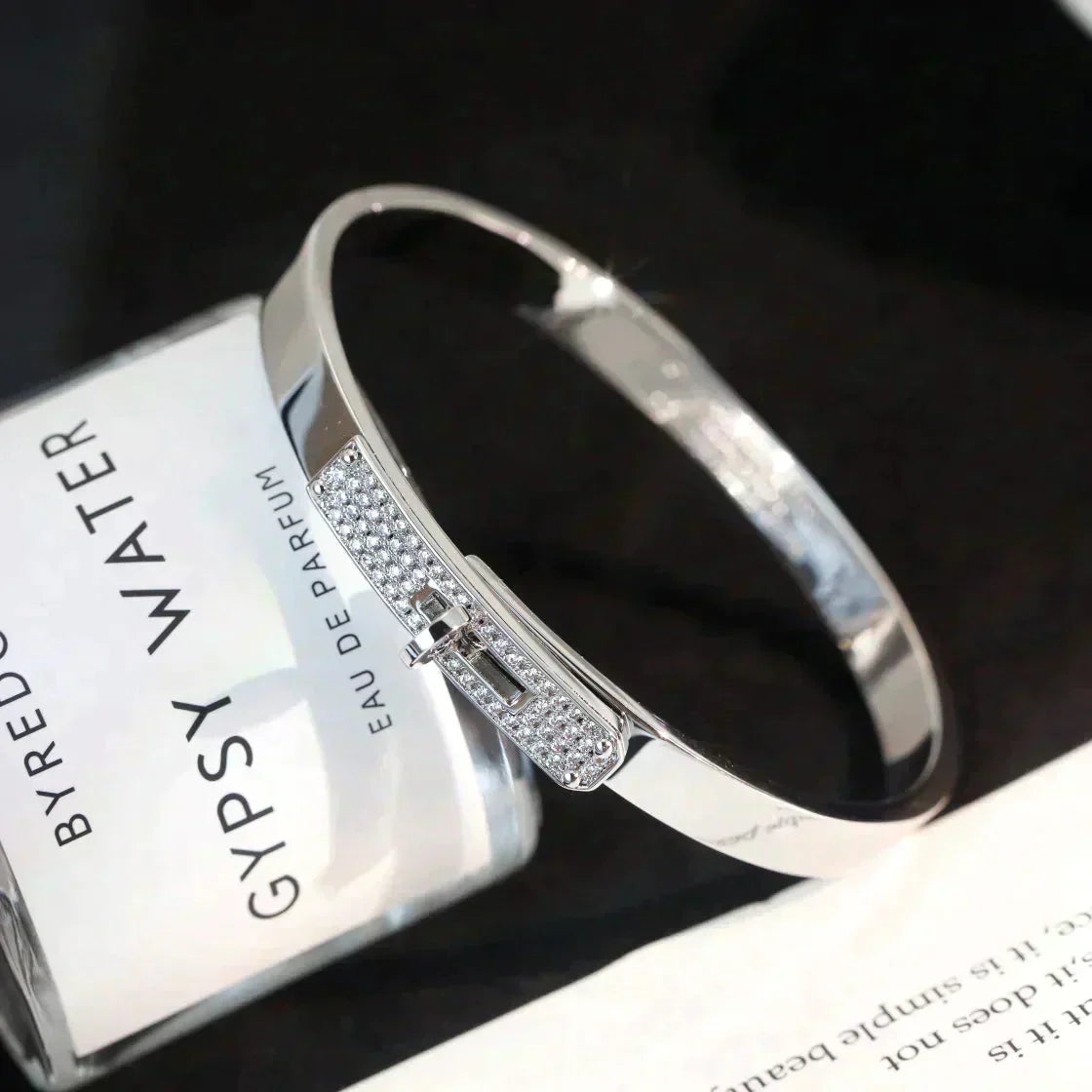 [Vicky]KELLY SILVER DIAMOND BRACELET