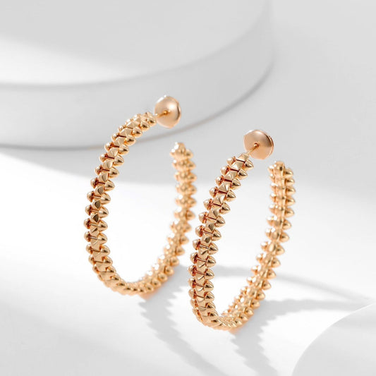[Vicky]CLASH HOOP EARRINGS