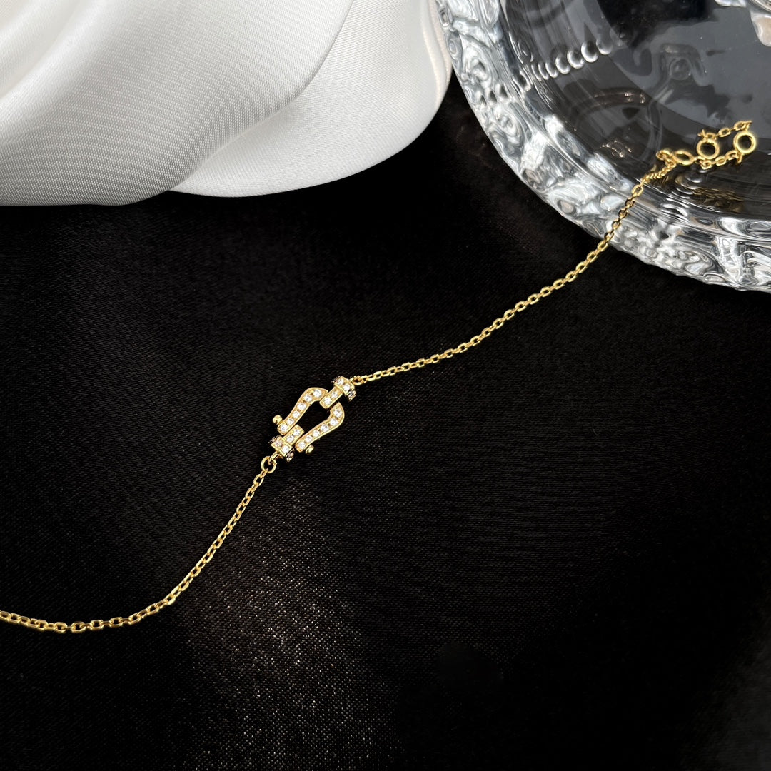 [Vicky]FORCE 10 FULL DIAMOND BUCKLE CHAIN LINK MINI MODEL