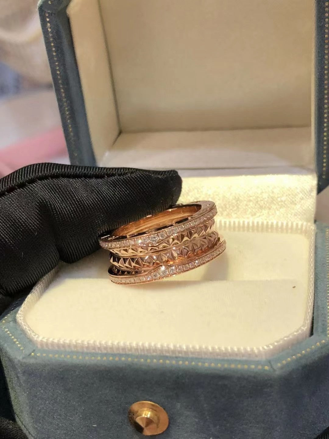 [Vicky]ZERO 1 ROCK DIAMOND PINK GOLD