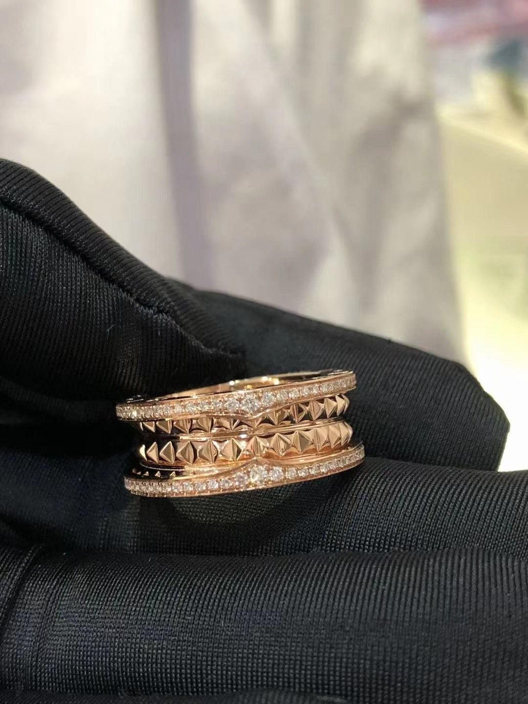 [Vicky]ZERO 1 ROCK DIAMOND PINK GOLD