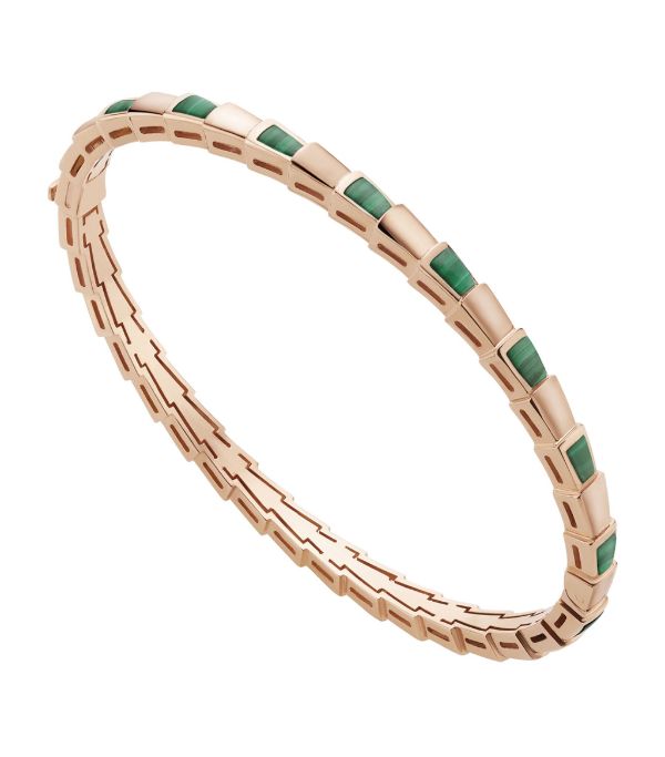 [Vicky]SERPENTI BRACELET PINK GOLD MALACHITE