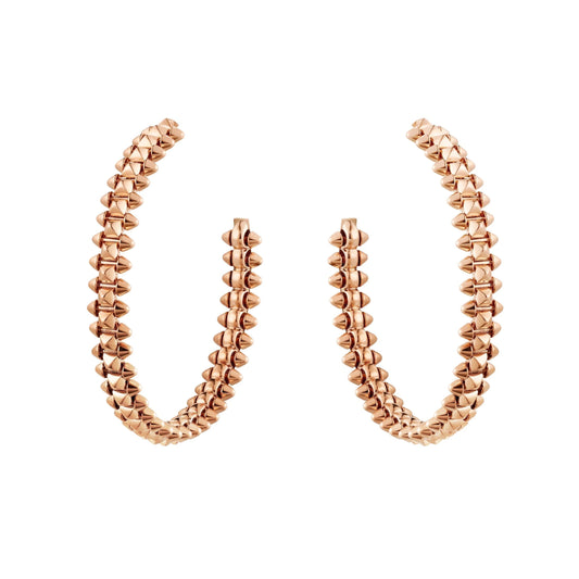 [Vicky]CLASH LARGE HOOP EARRINGS