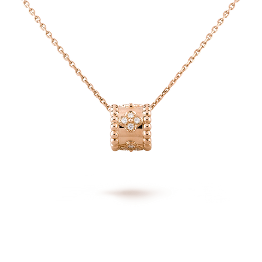 [Vicky]PERLEE PEDANT NECKLACE GOLD / ROSE GOLD