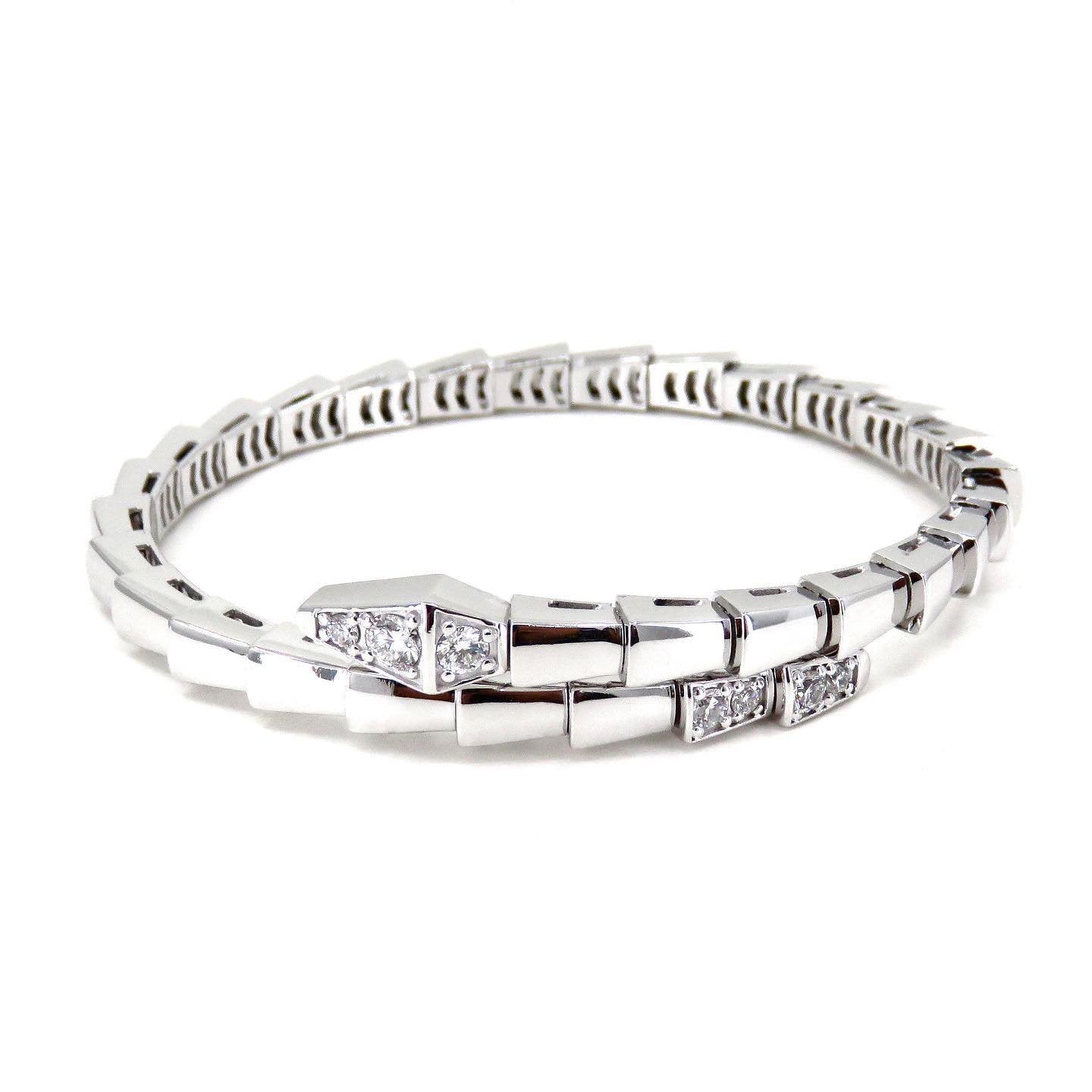 [Vicky]SERPENTI BRACELET DIAMONDS SILVER
