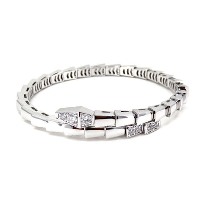 [Vicky]SERPENTI BRACELET DIAMONDS SILVER