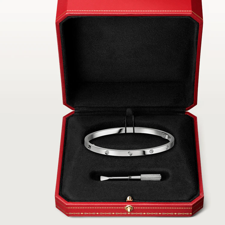 [Vicky]LOVE BRACELET 3.65MM 10 DIAMONDS