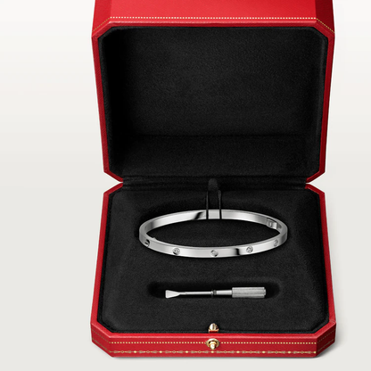 [Vicky]LOVE BRACELET 3.65MM 10 DIAMONDS