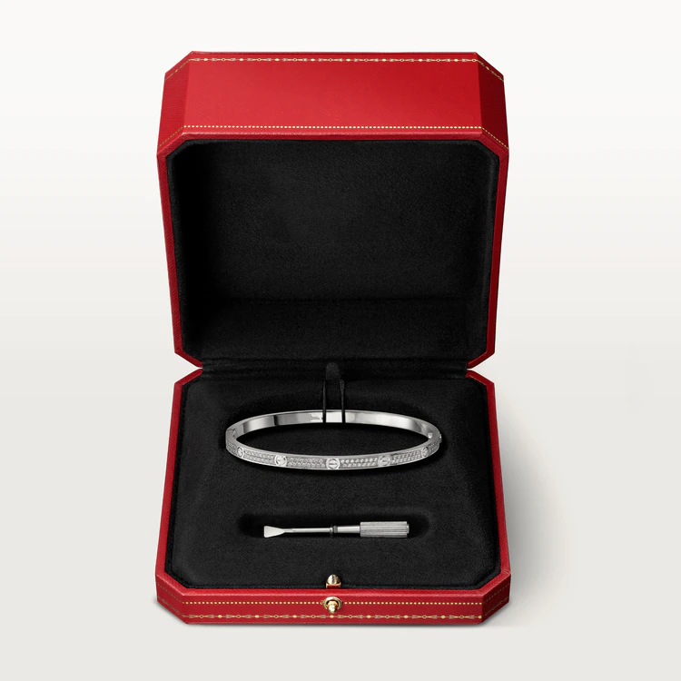 [Vicky]LOVE BRACELET 3.65MM DIAMOND-PAVED
