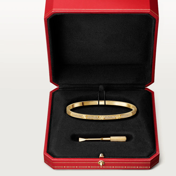 [Vicky]LOVE BRACELET 3.65MM DIAMOND-PAVED
